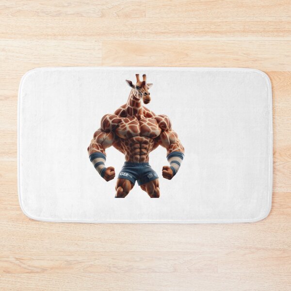Item preview, Giraffe rugby player designed and sold by SpendieSellers.