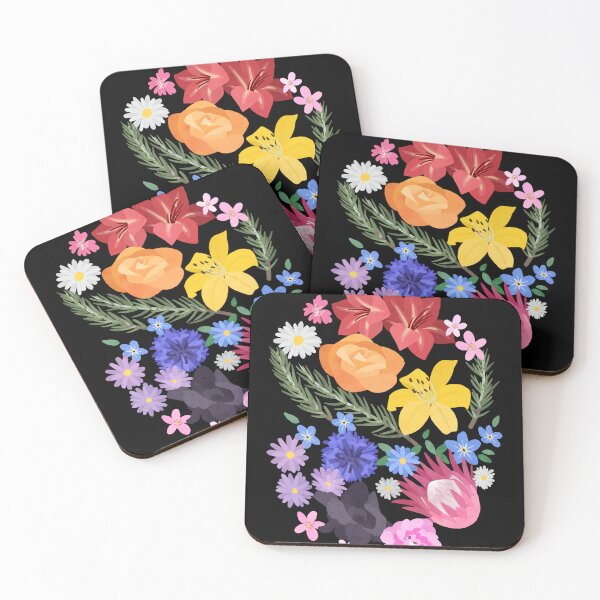 Item preview, Rainbow Flowers designed and sold by ceramicgalanter.