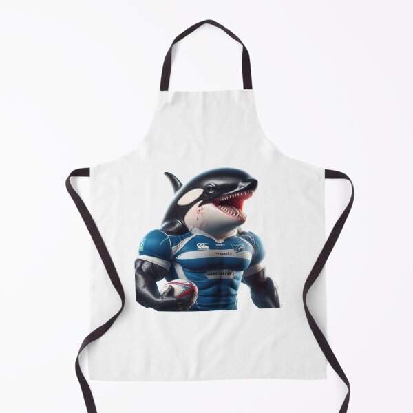 Item preview, Orca rugby player designed and sold by SpendieSellers.