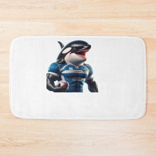 Item preview, Orca rugby player designed and sold by SpendieSellers.