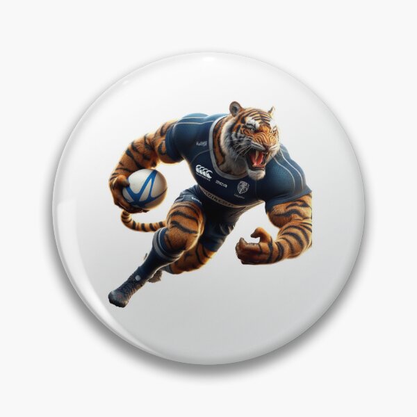 Item preview, Tiger rugby player designed and sold by SpendieSellers.