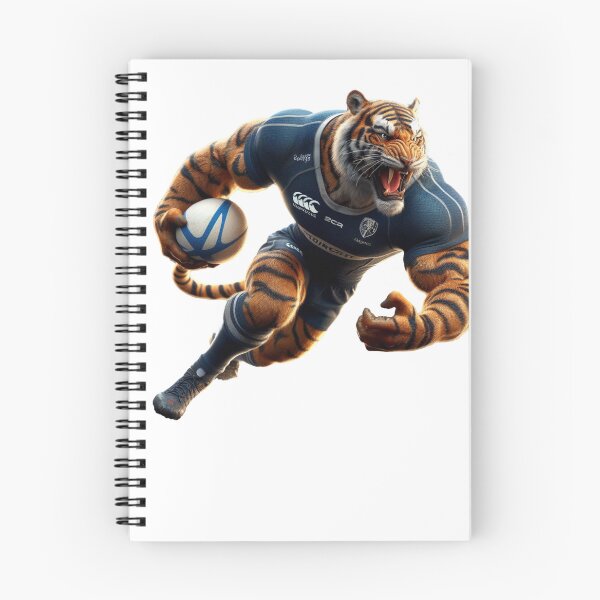 Item preview, Tiger rugby player designed and sold by SpendieSellers.