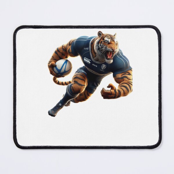 Item preview, Tiger rugby player designed and sold by SpendieSellers.