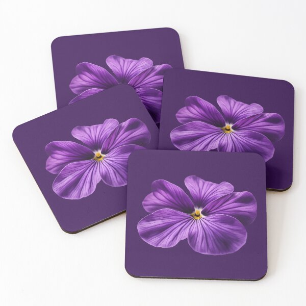 Item preview, Intricately Detailed February Viola Flower designed and sold by taiche.