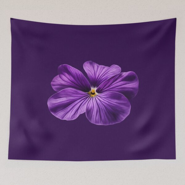 Item preview, Intricately Detailed February Viola Flower designed and sold by taiche.