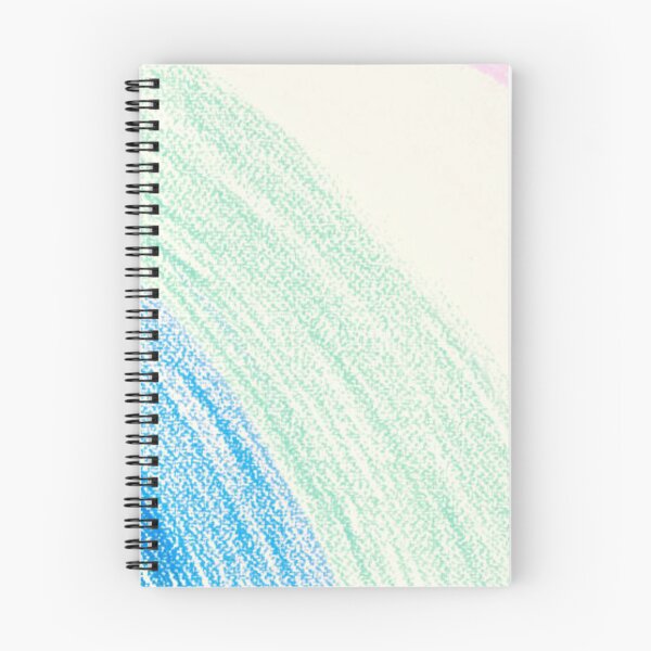 Item preview, Pastels, crayons colored, blue, light green, pink minimal drawing on white paper background designed and sold by MTShoppingLine.