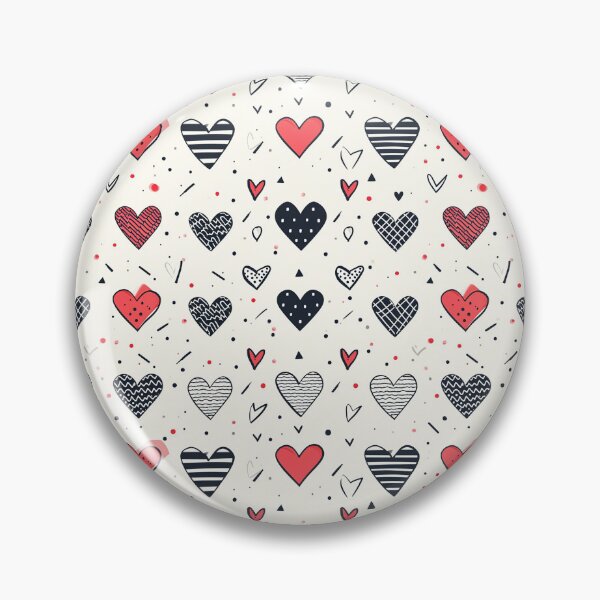 Item preview, Hand Drawn Love Pattern #8 designed and sold by Geniecreatives.