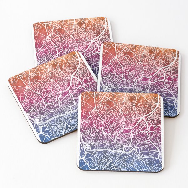 Item preview, Mapa de la ciudad de Bristol, Inglaterra designed and sold by ArtPrints.