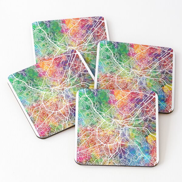 Item preview, Mapa de la ciudad de Sheffield, Inglaterra designed and sold by ArtPrints.