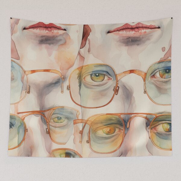 Item preview, Psychedelic Watercolour Man Morphing designed and sold by F. Janey.