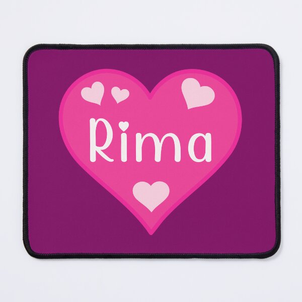 Item preview, Rima Name Pink Heart designed and sold by Jeallan Designs.