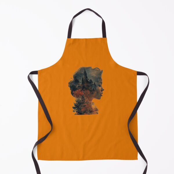 Item preview, Dreamy female profile face containing autumnal nature and monument designed and sold by cristina1001.