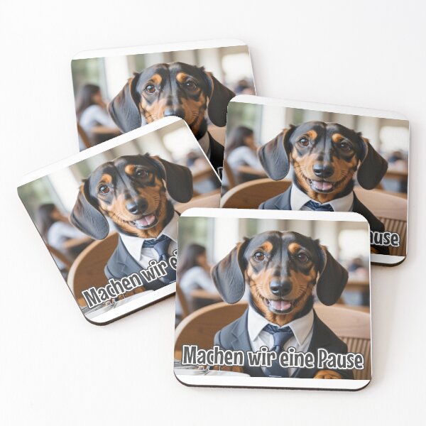Artikelvorschau, KI-generierter Hund 02 „Machen wir eine Pause“ entworfen und verkauft von Cliff-Qi.