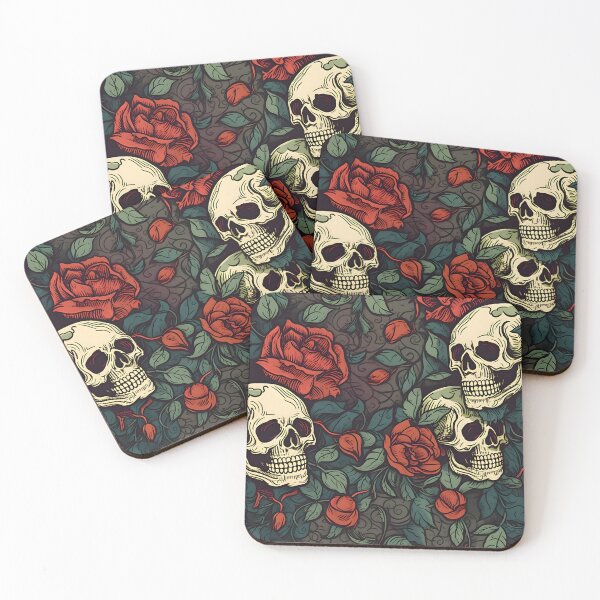 Item preview, Gothic Skull Rose Design - Dark Elegance  designed and sold by PandaTShirtShop.