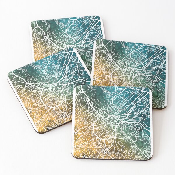 Item preview, Mapa de la ciudad de Sheffield, Inglaterra designed and sold by ArtPrints.