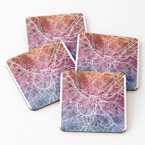 Item preview, Mapa de la ciudad de Sheffield, Inglaterra designed and sold by ArtPrints.