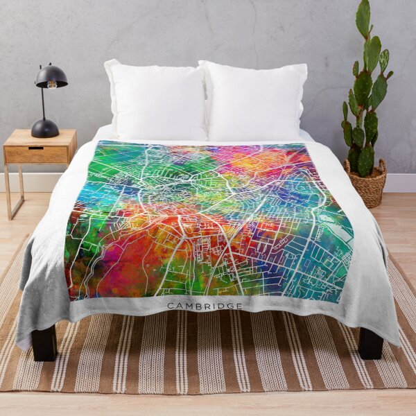 Item preview, Mapa de la ciudad de Cambridge, Inglaterra designed and sold by ArtPrints.