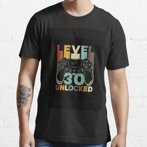 Item preview, Level 30 Unlocked Shirt Funny Video Gamer 30th Birthday Gift T Shirt designed and sold by Deadliness45.