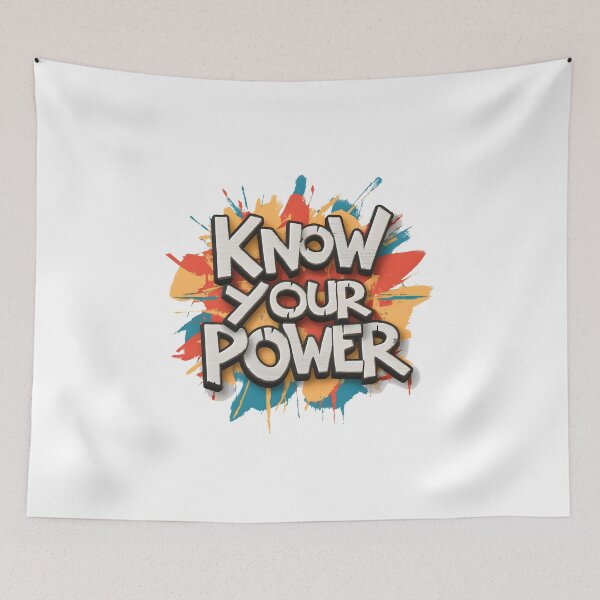 Item preview, Know Your Power - Graffiti designed and sold by RemonMichel.