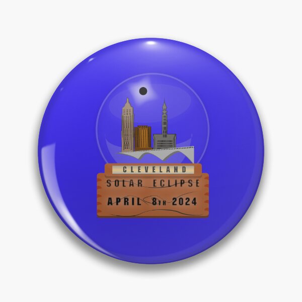 Item preview, Cleveland Snow Globe Solar Eclipse designed and sold by KZiegman.