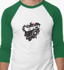 Retro Camera Men's Baseball ¾ T-Shirt