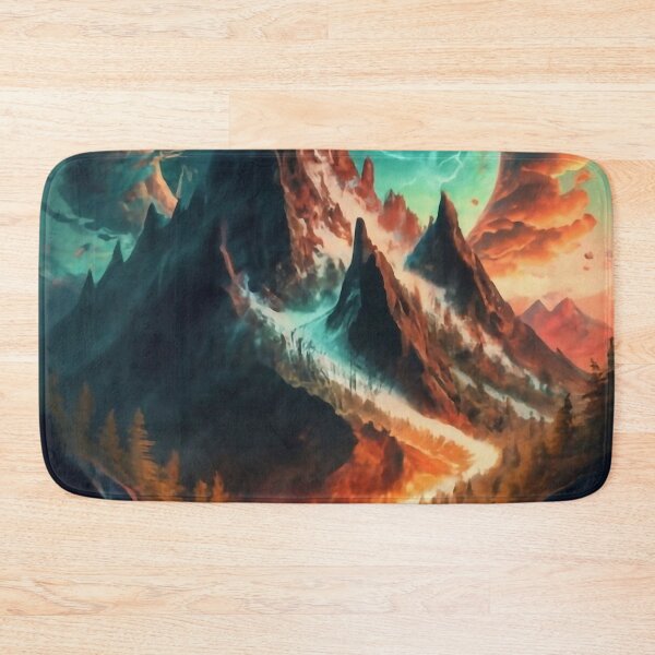 Item preview, Fantasy mountain designed and sold by m-y-A-I-A-R-T-.