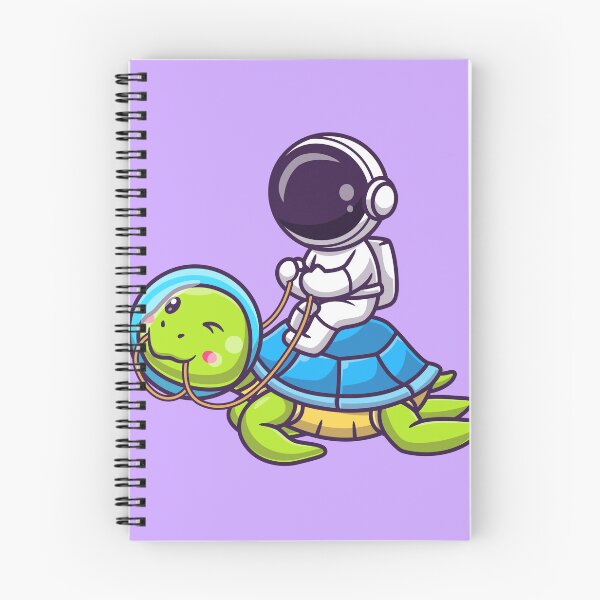 Item preview, Astro-Turtle Adventure: Cute Astronaut Riding Turtle Cartoon Vector Icon designed and sold by hjian8219.