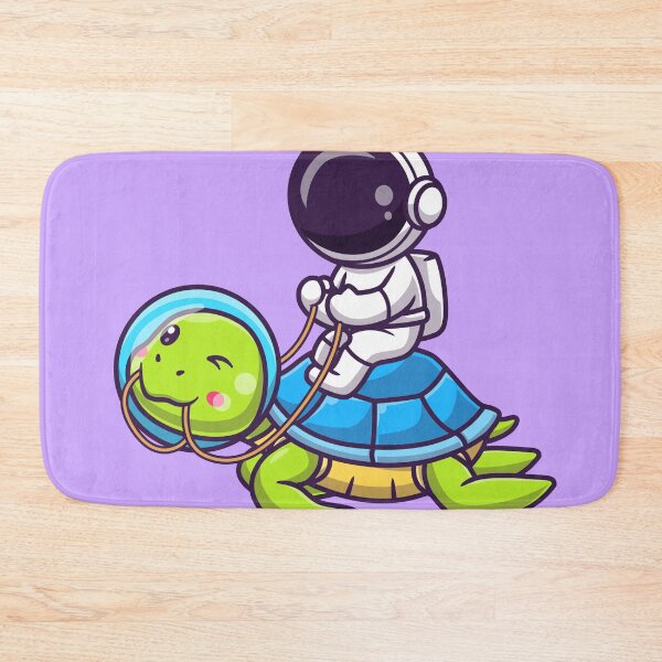 Item preview, Astro-Turtle Adventure: Cute Astronaut Riding Turtle Cartoon Vector Icon designed and sold by hjian8219.