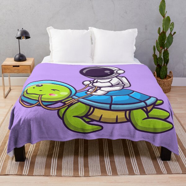 Item preview, Astro-Turtle Adventure: Cute Astronaut Riding Turtle Cartoon Vector Icon designed and sold by hjian8219.