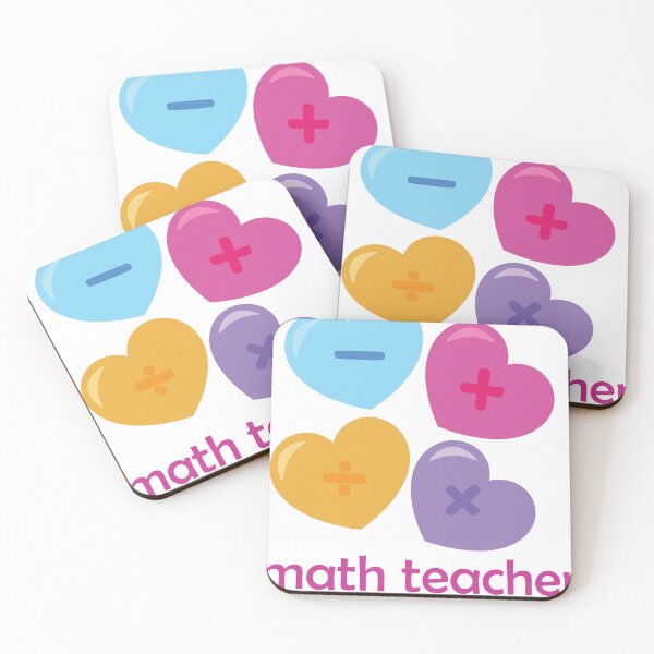 Item preview, Math Hearts Candy Happy Valentines Day funny for math teacher designed and sold by fatifleur-art.