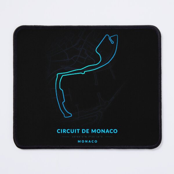 Item preview, Circuit from Monaco to Monaco in Blue Neon style designed and sold by Jerhus.
