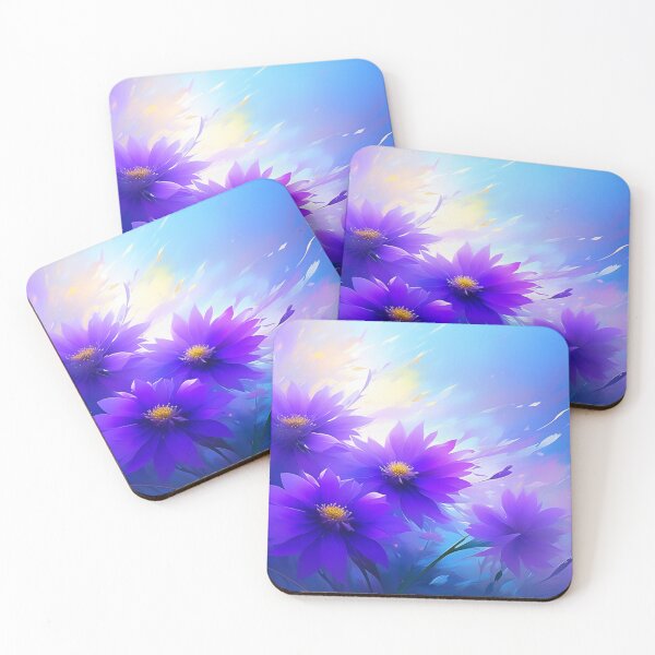 Item preview, Airy Purple Flowers  designed and sold by ByNicoleSara.