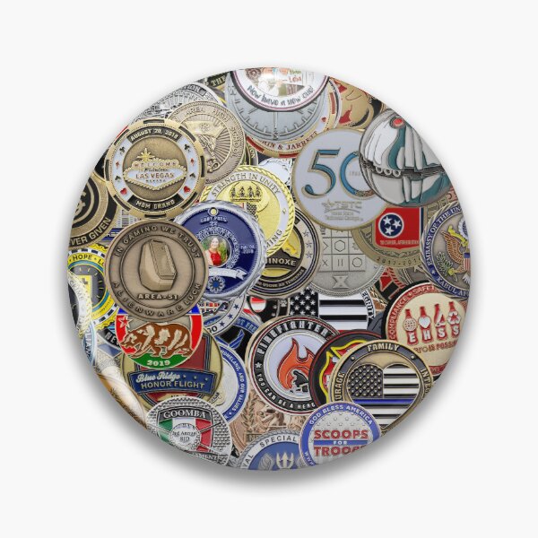 Item preview, Monedas de desafío designed and sold by Montage-Madness.