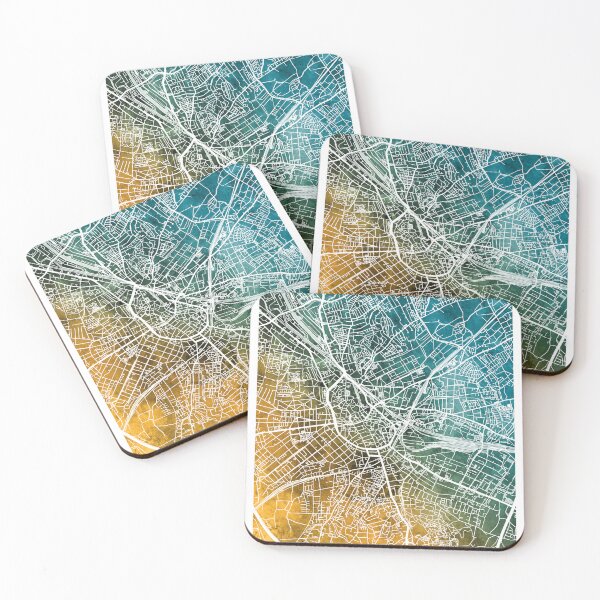 Item preview, Mapa de la ciudad de Osnabrück Alemania designed and sold by ArtPrints.
