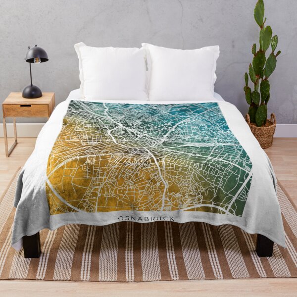 Item preview, Mapa de la ciudad de Osnabrück Alemania designed and sold by ArtPrints.