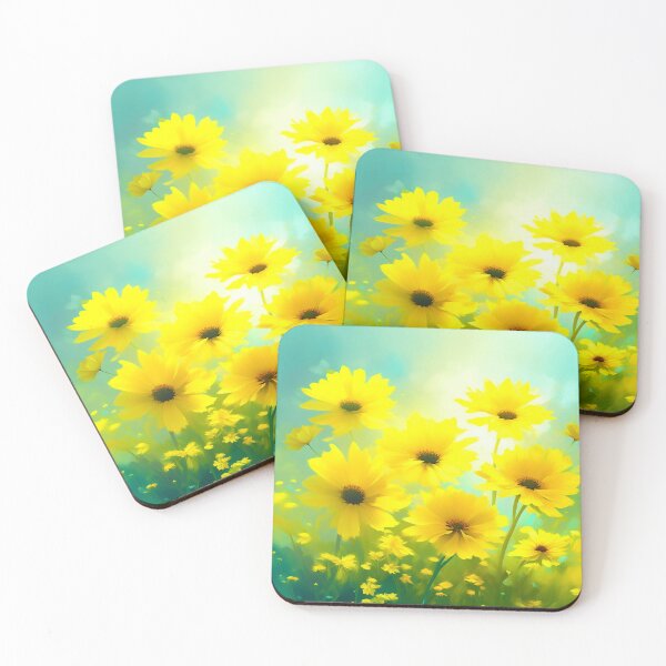 Item preview, Dreamy Yellow Flowers designed and sold by ByNicoleSara.