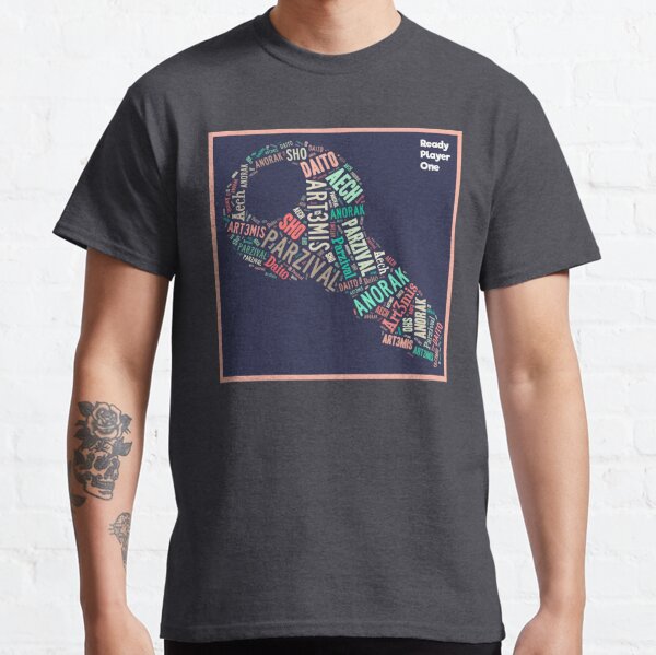 Parzival T Shirts Redbubble - crystal key ready player one roblox