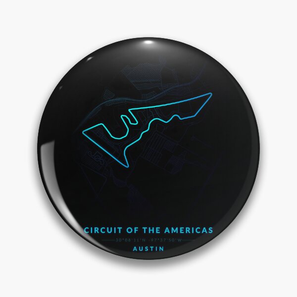 Item preview, Circuit of the Americas in Austin in Blue Neon style designed and sold by Jerhus.