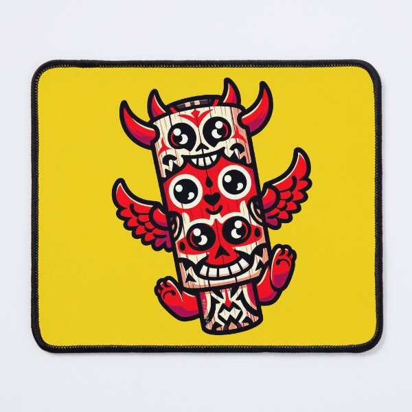 Item preview, Devil  Totem pole designed and sold by PickledjoArt.