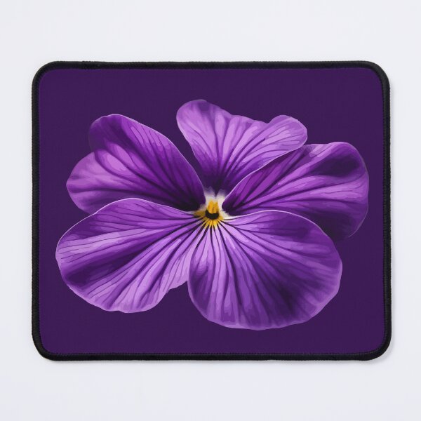 Item preview, Intricately Detailed February Viola Flower designed and sold by taiche.