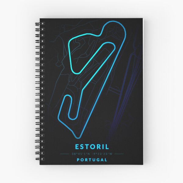 Item preview, Estoril circuit in Portugal in Blue Neon style designed and sold by Jerhus.