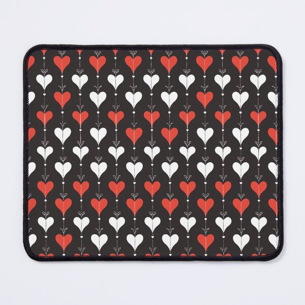 Artikelvorschau, Dark Love Hearts Pattern #1 entworfen und verkauft von Geniecreatives.
