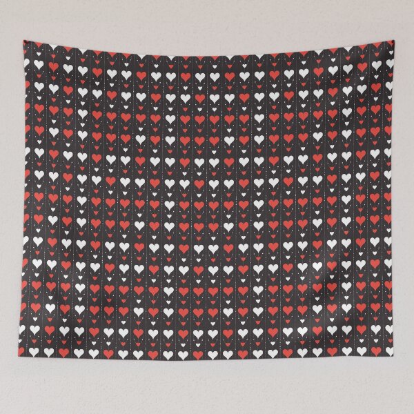 Item preview, Dark Love Hearts Pattern #2 designed and sold by Geniecreatives.