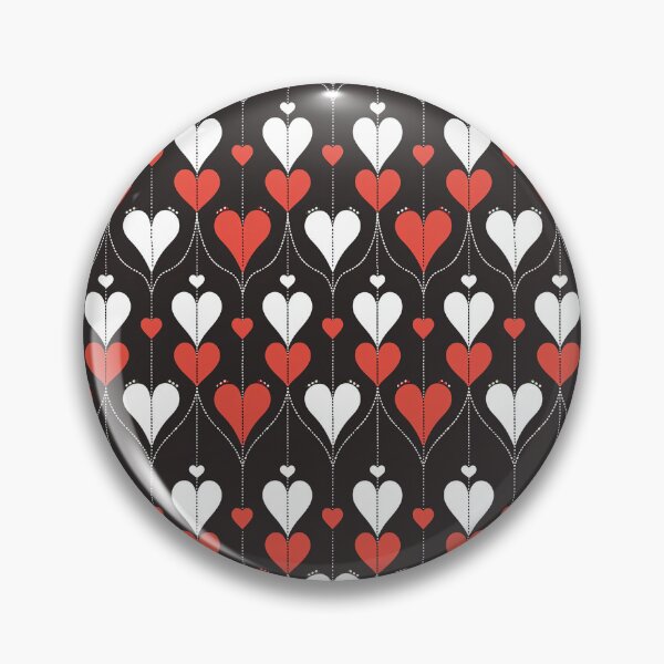 Artikelvorschau, Dark Love Hearts Pattern #3 entworfen und verkauft von Geniecreatives.