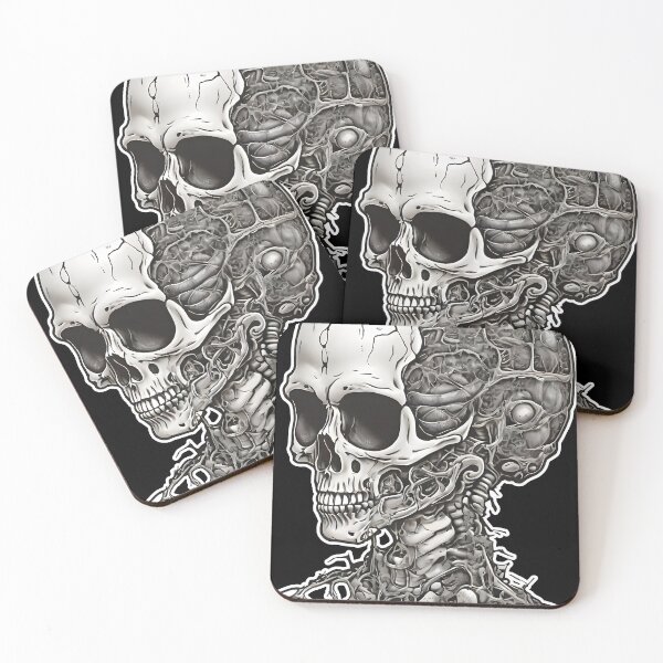 Item preview, Cosmic Infestation: Alien Parasite Skull designed and sold by WAUZ.