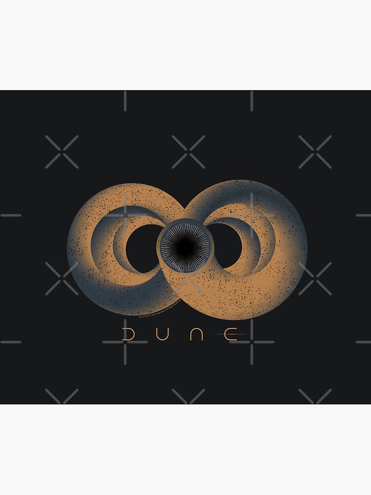 Thumbnail 5 of 5, Mouse Pad, Dune Sandworm Infinity Sign Vintage designed and sold by wolfkin-design.