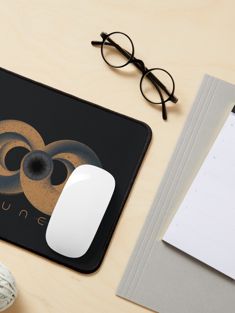 Thumbnail 3 of 5, Mouse Pad, Dune Sandworm Infinity Sign Vintage designed and sold by wolfkin-design.