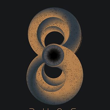 Artwork thumbnail, Dune Sandworm Infinity Sign Vintage by wolfkin-design