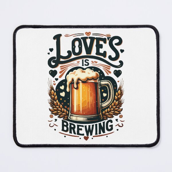 Item preview, Love is brewing designed and sold by TheRealmWithin.