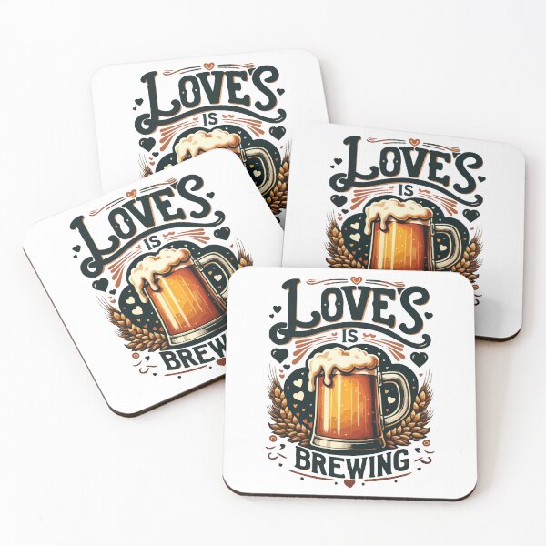 Item preview, Love is brewing designed and sold by TheRealmWithin.